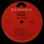John Mayall / Jerry McGee / Larry Taylor - Memories