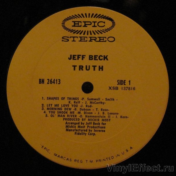 Jeff Beck - Truth.