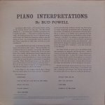 Bud Powell - Piano Interpretations By Bud Powell
