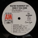 Walter Wanderley - ‎When It Was Done