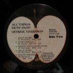 George Harrison - All Things Must Pass