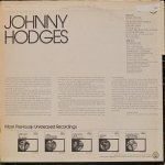 Johnny Hodges - Previously Unreleased Recordings