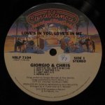 Giorgio Moroder - Love's In You, Love's In Me