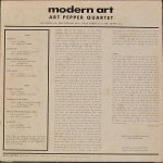 Art Pepper Quartet - Modern Art