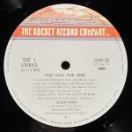 Elton John - Too Low For Zero