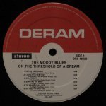 Moody Blues - ‎On The Threshold Of A Dream