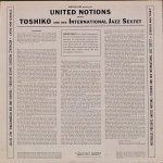 Toshiko And Her International Jazz Sextet - United Notions