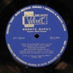 Bertha Dupuy, Orquesta Adolfo Guzmán - Bertha Dupuy