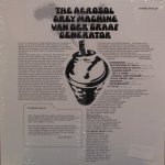 Van Der Graaf Generator - The Aerosol Grey Machine