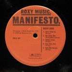 Roxy Music - Manifesto