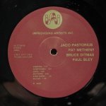 Jaco Pastorius / Pat Metheny / Bruce Ditmas / Paul Bley - Pastorius / Metheny / Ditmas / Bley
