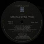 Teresa Stratas / Kurt Weill - Y Chamber Symphony, Gerard Schwarz ‎– Stratas Sings Weill